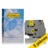 Offre: Marque 123encre remplace 5x Brother TZe-661 ruban 36 mm  - noir sur jaune 650648 - 1
