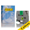 Offre: Marque 123encre remplace 5x Brother TZe-721 ruban 9 mm  - noir sur vert 650692 - 1