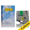 Offre: Marque 123encre remplace 5x Brother TZe-731 ruban 12 mm  - noir sur vert 650664 - 1