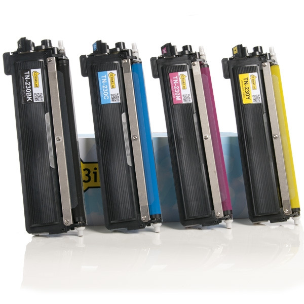 Offre: Marque 123encre remplace Brother TN-230BK/C/M/Y  - noir + 3 couleurs 130204 - 1