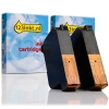 Offre: marque 123encre remplace 2x HP 45 cartouche d'encre - noir