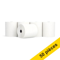 Offre : 123encre rouleau de caisse thermique 80x80x12 48 g/m² (50 pièces) 303621