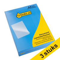 Offre : 3 x 123encre pochette de plastification de documents A4 brillantes 2x250 microns (100 pièces) 302931