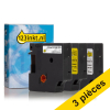 Offre : 3x marque 123encre remplace Dymo D1 lot de rubans 12 mm - noir sur blanc, noir sur transparent et noir sur jaune 089290 - 1