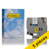 Offre : 5x 	Marque 123encre remplace Brother TZe-S221 ruban à forte adhérence 9 mm - noir sur blanc 653082 - 1