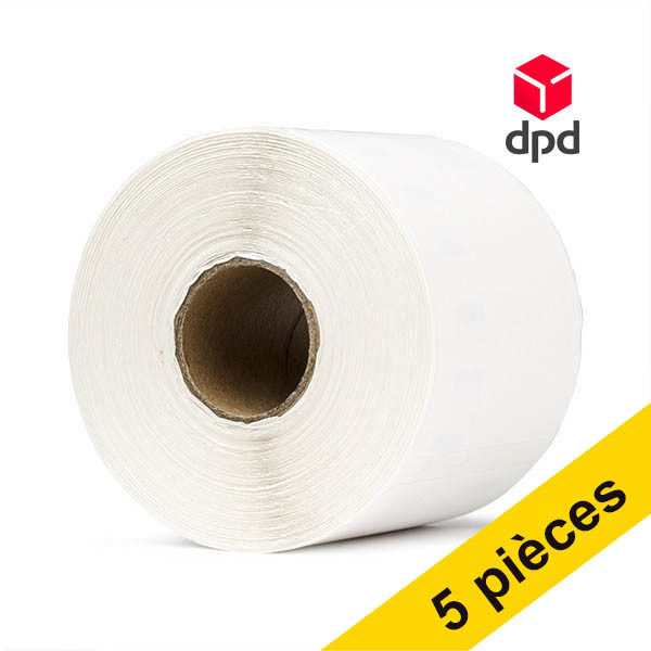 Offre : 5x 123encre LW650XL PRO étiquettes d'expédition DPD extra larges (104 x 159 mm) 653386 - 1