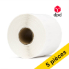 Offre : 5x 123encre LW650XL PRO étiquettes d'expédition DPD extra larges (104 x 159 mm) 653386 - 1