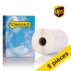 Offre : 5x 123encre LW650XL PRO 1933086 / 2112287 étiquettes d'expédition UPS extra larges et durables 653145 - 1