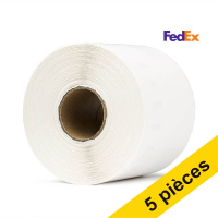 Offre : 5x 123encre LW650XL PRO S0904980 étiquettes d'expédition FedEx extra larges 653266