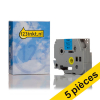 Offre : 5x 123encre remplace Brother TZe-541 ruban 18 mm - noir sur bleu 650844 - 1