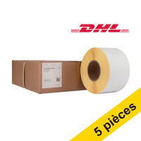 Offre : 5x Marque 123encre remplace Zebra Z-Perform 1000D étiquettes (3005093) 100 x 210 mm (4 rouleaux) 650877