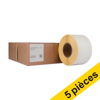 Offre : 5x Marque 123encre remplace Zebra Z-Perform 1000D (3006777-T) étiquettes 100 x 50 mm (4 rouleaux) 650876