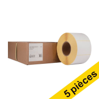 Offre : 5x Marque 123encre remplace Zebra Z-Perform 1000D (3007253-T) étiquettes 102 x 76 mm (4 rouleaux) 650878
