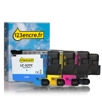 Offre : marque 123encre remplace Brother LC-527 - noir + 3 couleurs