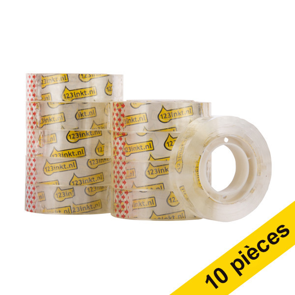 Offre : 10 x 123encre ruban adhésif standard 15 mm x 33 m 300425 - 1