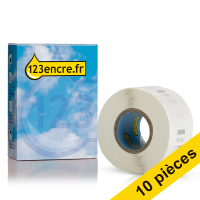 Offre : 10x étiquettes multifonctions Dymo S0722530/11353 (marque 123encre)