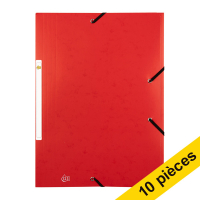 Offre : 10x 123encre farde en carton A4 - rouge 301396