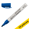 Offre : 10x 123encre marqueur peinture à encre brillante (1 - 3 mm ogive) - bleu 300858 - 1