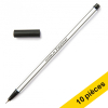 Offre : 10x 123encre stylo-feutre - noir 300432 - 1