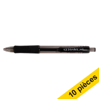 Offre : 10x 123encre stylo à encre gel - noir 301167