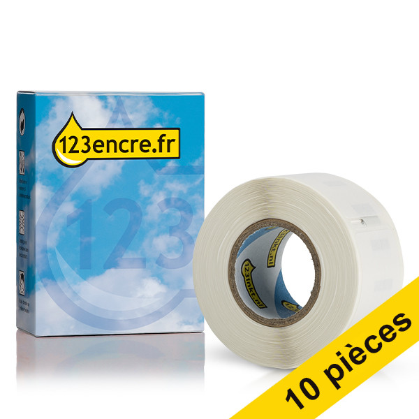 Offre : 10x Dymo S0722440/99015 étiquettes multifonctions grand format (marque 123encre) 650896 - 1