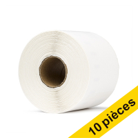 Offre : 10x Dymo S0904980 étiquettes d'expédition extra large (marque 123encre)