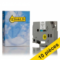 Offre : 10x Marque 123encre remplace Brother TZe-231 ruban 12 mm - noir sur blanc 650775