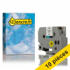 Offre : 10x Marque 123encre remplace Brother TZe-241 ruban 18 mm - noir sur blanc 650784 - 1