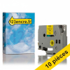 Offre : 10x Marque 123encre remplace Brother TZe-631 ruban 12 mm - noir sur jaune 650792 - 1