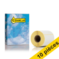 Offre : 10x marque 123encre remplace Brother BDE-1J044076-066 étiquettes prédécoupées 76 mm x 44 mm 650838
