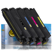 Offre : 123encre ensemble de toners pour HP 213A : HP W2130A, W2131A, W2132A, W2133A - noir + 3 couleurs 093710