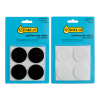 Offre : 123encre patins adhésifs ronds 38 mm (8 pièces) - noir/blanc 301032 - 1