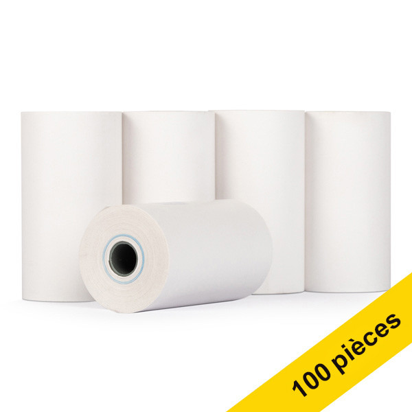 Offre : 123encre rouleau TPE 57x30x8 thermique (100 pièces) - blanc 303661 - 1