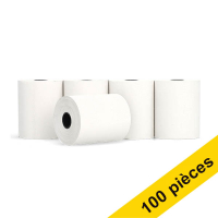 Offre : 123encre rouleau de caisse enregistreuse 57x47x12 thermo 48 grammes (100 pièces) - blanc 303628