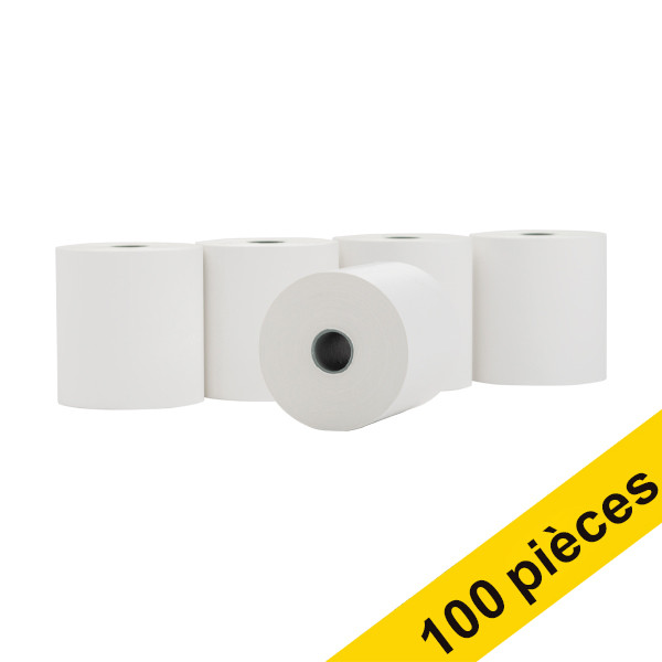 Offre : 123encre rouleau de caisse enregistreuse 57x54x12 thermo (100 pièces) - blanc 301949 - 1