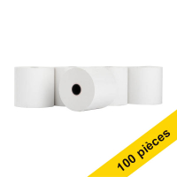 Offre : 123encre rouleau de caisse enregistreuse 57x60x12 mm thermo (100 pièces) - blanc 302711