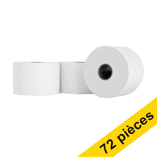 Offre : 123encre rouleau de caisse enregistreuse 60x95x25 mm thermo (72 pièces) - blanc 302712 - 1
