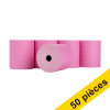 Offre : 123encre rouleau de caisse enregistreuse 80x80x12 mm thermo (50 pièces) - rose 302705 - 1