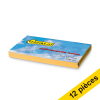 Offre : 12x 123encre notes autocollantes 76 x 127 mm - orange 300485 - 1