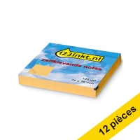 Offre : 12x 123encre notes autocollantes 76 x 76 mm - orange 300486