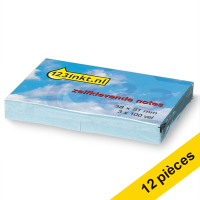 Offre : 12x 123encre notes autocollantes bleues 38 x 51 mm 300269