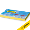 Offre : 12x 123encre notes autocollantes lignées 76 x 127 mm - jaune 300482 - 1