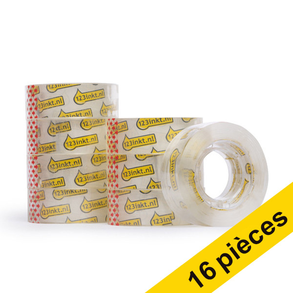 Offre : 16x 123encre ruban adhésif standard 19mm x 33m 390624 - 1