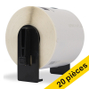 Offre : 20x Marque 123encre remplace Brother DK-11202 étiquettes d'adresse 089300 - 1
