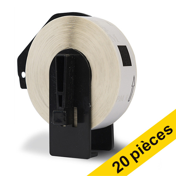 Offre : 20x Marque 123encre remplace Brother DK-11204 étiquettes multi-usage 089286 - 1