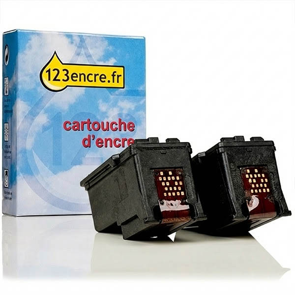 Offre : 2 cartouches d'encre Canon PG-512 (marque 123encre) - noir 018517 - 1