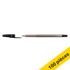 Offre : 2x 123encre stylo à bille avec capuchon (50 pièces) - noir 301370 - 1
