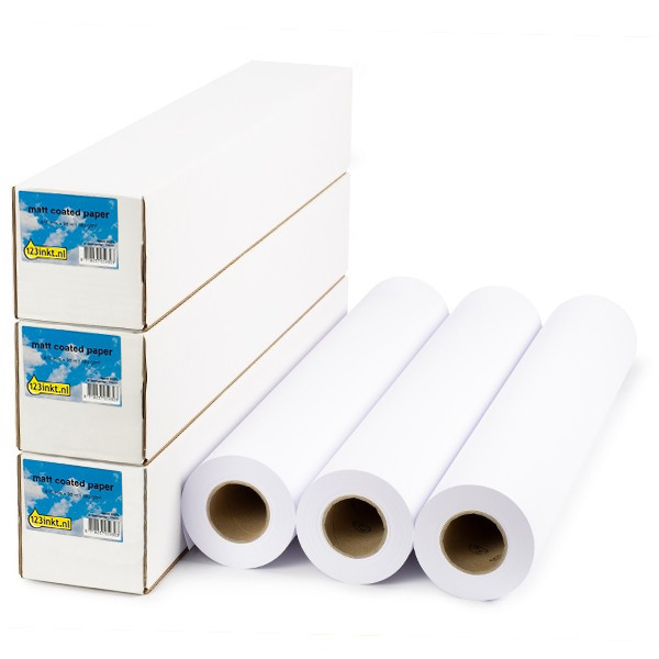 Offre : 3x 	123encre rouleau de papier standard 594 mm (23 pouces) x 90 m (80 g/m²) 302093 - 1