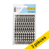 Offre : 3x 123encre étiquettes numérotées 0-9 - noir 301533 - 1