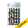 Offre : 3x 123encre étiquettes numérotées 0-9 grand - noir 301532 - 1
